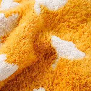 Couverture en tricot jacquard à plumes, double face, réversible, motif floral <span class=keywords><strong>tulipe</strong></span>, couverture moelleuse et duveteuse réversible pour lit et canapé - Product Image 2