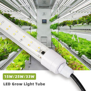 Casas verdes 3000K 5000K 15W 25W 33Watt 40Watt 4Ft 5Ft 8Ft O tubo conduzido integrado da loja do T8 cresce luzes para o espectro completo - Product Image 1