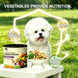 Alimento para Mascotas <span class=keywords><strong>de</strong></span> Frutas y Verduras Liofilizadas Personalizado OEM/ODM, 100% Natural, Vegetales Crudos, Bocadillos para Perros y Gatos - Product Image 3