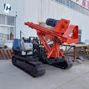 Высокопроизводительный буровой станок для установки наземных спиральных свай под солнечные системы. - Product Image 3