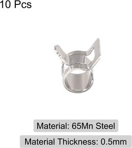 Collier de serrage à ressort de type bande de 5 mm pour tuyau de carburant/silicone, collier de serrage à basse <span class=keywords><strong>pression</strong></span> pour tuyau d'air - Product Image 3