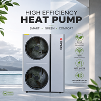 Pompe à chaleur R290/06ZR/18.4kW haute efficacité pour chauffage, refroidissement et ECS, faible bruit, certifiée RoHS CE CB ERP A+++, pour maisons et usines en Europe et en Amérique