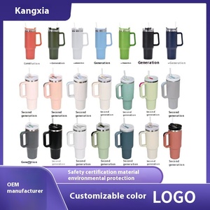 Moderna taza de hielo de segunda generación de acero inoxidable de 40oz, portátil, de gran capacidad, aislamiento térmico, jarra fría al vacío con tapa - Product Image 5