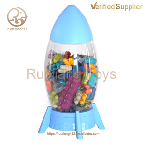 Nouveaux inserts en plastique de grande taille développent des jouets éducatifs intelligents cadeau fusée balle blocs de construction bricolage jouets d'assemblage - Product Image 2