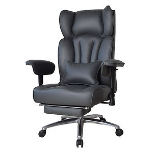 Neuer großer und hoher ergonomischer 180-Grad-Liegestuhl aus Leder mit hoher Rückenlehne und verstellbarer Armlehne - Product Image 4