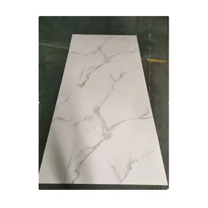 Decorative Marble Alternative UV Marble Sheet Coating PVC Wall Panel