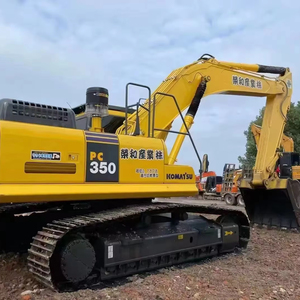 Excavatrice Komatsu PC350 d'occasion en gros, 35 tonnes, sur chenilles, vente aux enchères, marque japonaise originale pour l'exploitation minière - Product Image 1