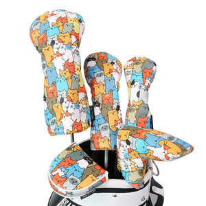 Customized Logo Golf Club Headcovers PU Magnetic Closure <strong>Putter</strong> <strong>Cover</strong> for Mallet and Blade Graffiti Golf Wood Head <strong>Cover</strong> - Product Image 1