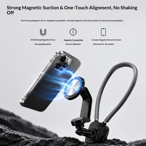 Soporte Magnético Antivibración para Teléfono Móvil, Manos Libres, con Cámara de Acción para Transmisión en Vivo en Primera Persona - Product Image 4