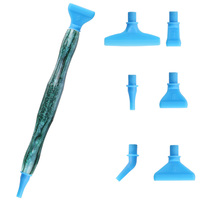 Kit d'outils à ongles pour peinture diamantée, 1set, pointe filetée