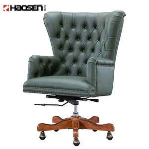 Chaise de bureau en cuir confortable de luxe meilleure grande chaise de direction d'ordinateur pour les affaires du gouvernement de studio d'étude à domicile - Product Image 2