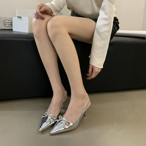 Nouvelles chaussures à talons hauts élégantes pour femmes, style français à bout pointu, vente chaude d'usine 2024 - Product Image 2