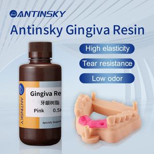 Résine Gingiva Antinsky pour imprimante 3D DLP LCD 405nm 0,5kg, résines photopolymères à haute élasticité et faible odeur - Product Image 2