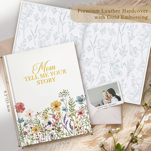 Diario A5 con Tapa Dura y Logotipo Estampado, Impresión Floral, Diario de Registro Diario, Agenda, Cuaderno de Planificación Diaria - Product Image 3