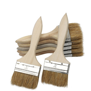 Pinceau à <span class=keywords><strong>peinture</strong></span> à poils plats avec manche en bois, vente directe d'usine, pinceau à <span class=keywords><strong>peinture</strong></span> mural pas cher - Product Image 3