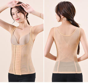 Nouveau body façonnant le <span class=keywords><strong>ventre</strong></span> pour femmes gilet push-up haut sans couture Shapewear contrôle du <span class=keywords><strong>ventre</strong></span> barboteuse pour la récupération post-partum - Product Image 2