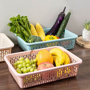 Cesta para Frutas y Verduras Udelius, Material PP, Fácil de Limpiar, Cestas de Almacenamiento de Plástico Reforzado para Uso en la Cocina - Product Image 2