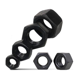 OEM ODM acciaio al carbonio 1 1/<span class=keywords><strong>2</strong></span> "A194 2H dado <span class=keywords><strong>2</strong></span>" strutturale pesante zinco nero HDG esagonale fabbrica di noci - Product Image 5