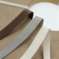 Bande de chantournage PVC couleur unie effet bois 1mm*22mm pour panneaux, contreplaqué, MDF et panneaux de particules