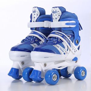 4 Ruedas <span class=keywords><strong>pattini</strong></span> a rotelle <span class=keywords><strong>pattini</strong></span> a rotelle 4 ruote lama Slalom scarpe in linea rullo lampeggiante per bambini adulti - Product Image 5
