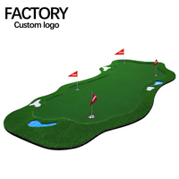 GL016 Mini golf extérieur personnalisé Putting Green pour les aides à l'entraînement sur gazon pour la pratique du golf