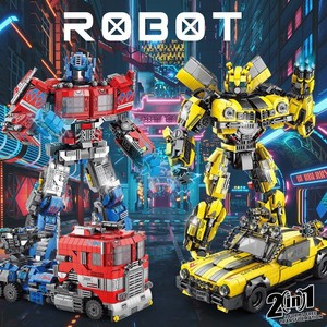 Bloques <span class=keywords><strong>de</strong></span> Construcción <span class=keywords><strong>de</strong></span> Capitán Autobotes, 1 Pieza, Ladrillos <span class=keywords><strong>de</strong></span> Plástico ABS, <span class=keywords><strong>Juguete</strong></span> Educativo, Regalo <span class=keywords><strong>de</strong></span> Navidad, Transformable - Product Image 5