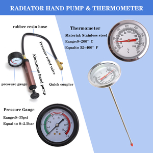 28-teiliges Testkit für Fahrzeug kühlsysteme mit Manometer 28 Sets Diagnose werkzeuge für Wassertank-Lecks ucher - Product Image 5