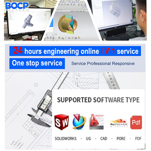 Bocp OEM Tùy Chỉnh Chính Xác Kim Loại Nhôm Thép Không Gỉ <span class=keywords><strong>CNC</strong></span> Gia Công Phần Phổ Điện Phụ Tùng Cho Thiết Bị Công Nghiệp - Product Image 3