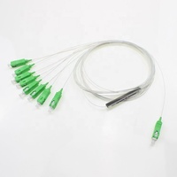 MT-1080-C 0.9mm 1*2 1*4 1*8 1*16 1*32 2*16 2*32 baja Bare Fiber Optical Splitter mini Tube Splitter PLC