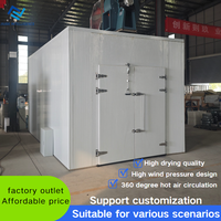 Lage temperatuur droogmachine voor garnalen, fruitdroogmachine, groentedroger, elektrische visdroger, motorpomp, energiebesparende PLC