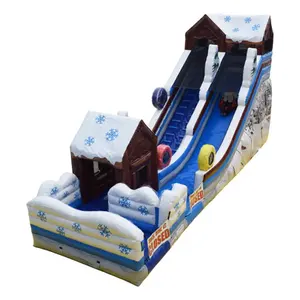 Tube Sled Giant Floating Island Handels wagen Air Riesige aufblasbare Schnee rutsche