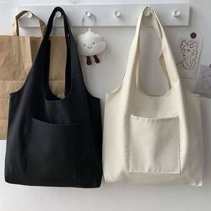 Eco-Friendly Large Cotton Cloth Tote <b>Shopper</b> Bag Custom Printed Reusable Lady's Shopping Bag - Product Image 2