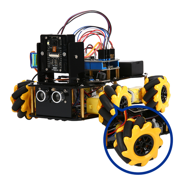 ACEBOTT OEM Factory Direct Stem Education Robot Visual Car Set School DIY Coding Project ESP32 WIFI APP Kit Robotic for Arduino