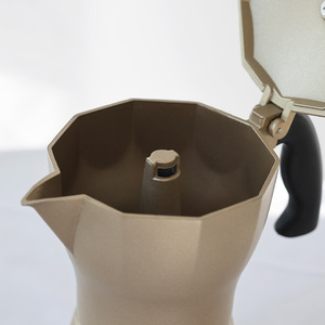 Cafetière Moka Express 6 tasses Percolateur en métal pour cuisinière à espresso avec couvercle Cafetière Moka Pot - Product Image 5