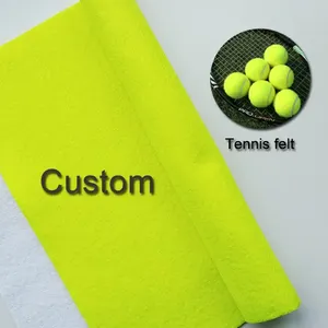Feutre de balle de tennis élastique 100% polyester de haute qualité personnalisé en usine - Product Image 1