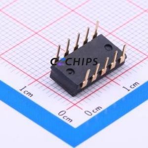 HAM-05HWA-R DIP Switch Through hole Component (THT) Switch Flat Toggle, Raised Type Single Pole Single Throw 5 2.54mm - Product Image 2