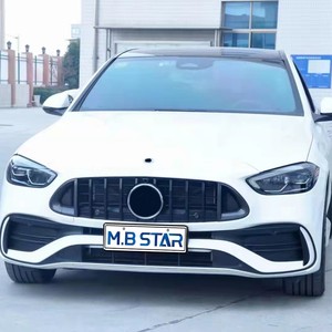 Parrilla delantera de plástico ABS estilo B para Mercedes-Benz Clase C W206, modelo 2022 - Product Image 3