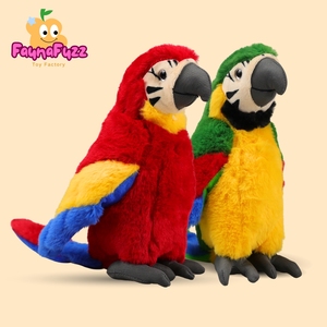 Juguete <span class=keywords><strong>de</strong></span> Peluche <span class=keywords><strong>de</strong></span> Loro Realista en Oferta, Peluche <span class=keywords><strong>de</strong></span> Pelo Largo Súper Suave, Regalo para Niños, Decoración del Hogar, Relleno <span class=keywords><strong>de</strong></span> Algodón PP, Ajustable - Product Image 1