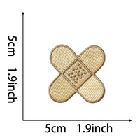Patch brodé personnalisé Dollar thermocollant à coudre pour chapeaux, vêtements, sacs, logo DIY, ODM, OEM, vente en gros, décoration