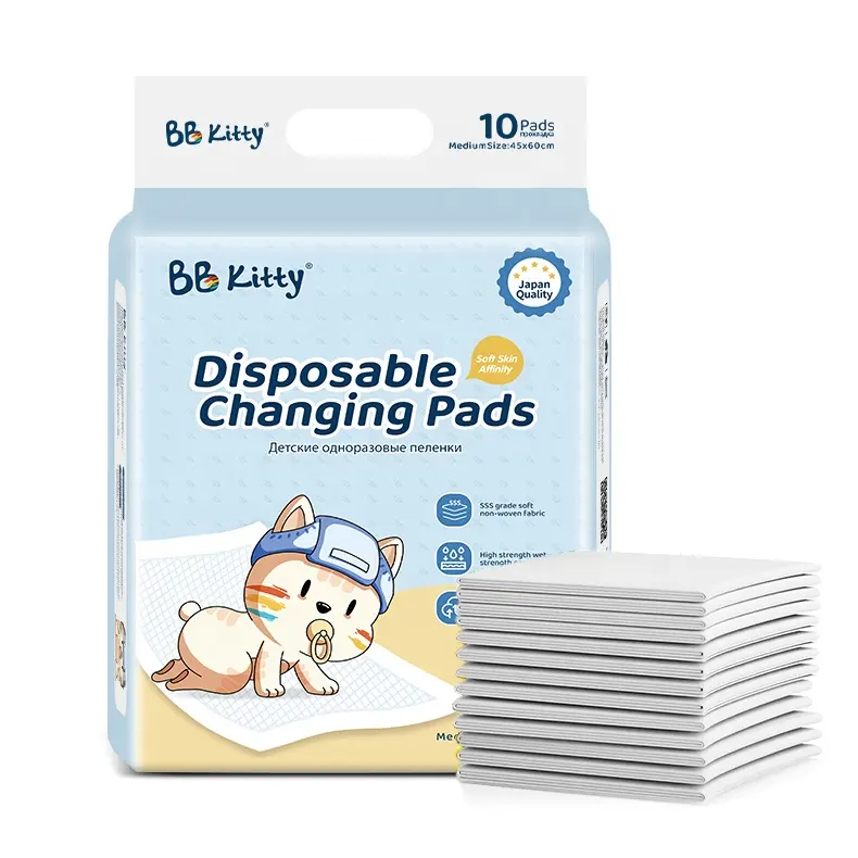 BB Kitty Baby Changing Dresser Top Pad & Cover Waterproof Portable Disposable Diaper Baby Changing Mat For Baby