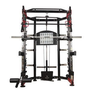 Rack de Sentadillas Smith de 50 kg/<span class=keywords><strong>Grupo</strong></span>, Totalmente 2 Grupos, Equipo de Gimnasio Profesional, Máquina de Ejercicios de Entrenamiento de Fuerza y Fitness - Product Image 1