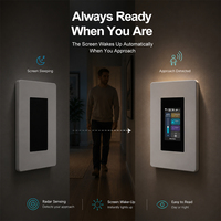 Interrupteur intelligent LANBON US avec écran LCD, gradation en pourcentage, interrupteur intelligent pour maison connectée Tuya WiFi Zigbee