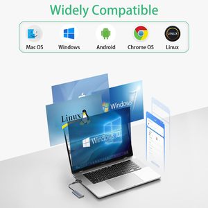 Lecteur de cartes 4 en 1 SD TF MS XD pour iPhone 16 15 14 iPad PC Android <span class=keywords><strong>Mac</strong></span> USB-C USB-A Lecteur de cartes mémoire - Product Image 5