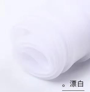 <span class=keywords><strong>Tissu</strong></span> de rideau de mariage antistatique 2026ZP en organza polyester, voile à prix abordable - Product Image 3