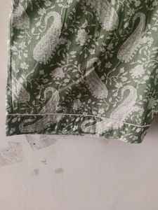 Nuevo Conjunto de Pijama de Algodón Estampado Tejido Elegante para Mujer, 100% Algodón, Verano, Primavera, Lujo - Product Image 5