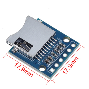 Tzt Micro SD lưu trữ mở rộng Hội Đồng Quản trị Mini Micro SD TF thẻ nhớ lá chắn mô-đun với chân cho Arduino cánh tay AVR - Product Image 2