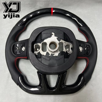 Volant modifié en fibre de carbone PU à 3 branches pour Dodge Challenger 2015-2016 – Remplacement et amélioration
