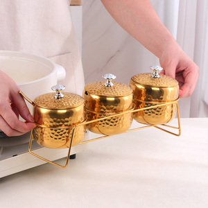 Contenedor de Condimentos para Cocina, Azucarero, Salero, Pimentero, Tarro de Especias de Acero Inoxidable, Estante para Condimentos, Botella para Azúcar y <span class=keywords><strong>Sal</strong></span> - Product Image 5