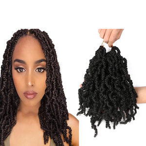 Hotsale Leilong Curl Pre-Xoắn Mùa Xuân Xoắn Tóc Xoắn Tóc Tổng Hợp Crochet Bện Bom Xoắn Tóc Mềm - Product Image 1