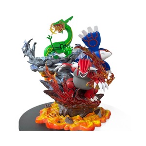 Trois figurines légendaires <span class=keywords><strong>Pokémon</strong></span> Rayquaza Groudon Kyogre, modèle idéal pour les collectionneurs et les fans de figurines <span class=keywords><strong>Pokémon</strong></span> pour la décoration de bureau - Product Image 1